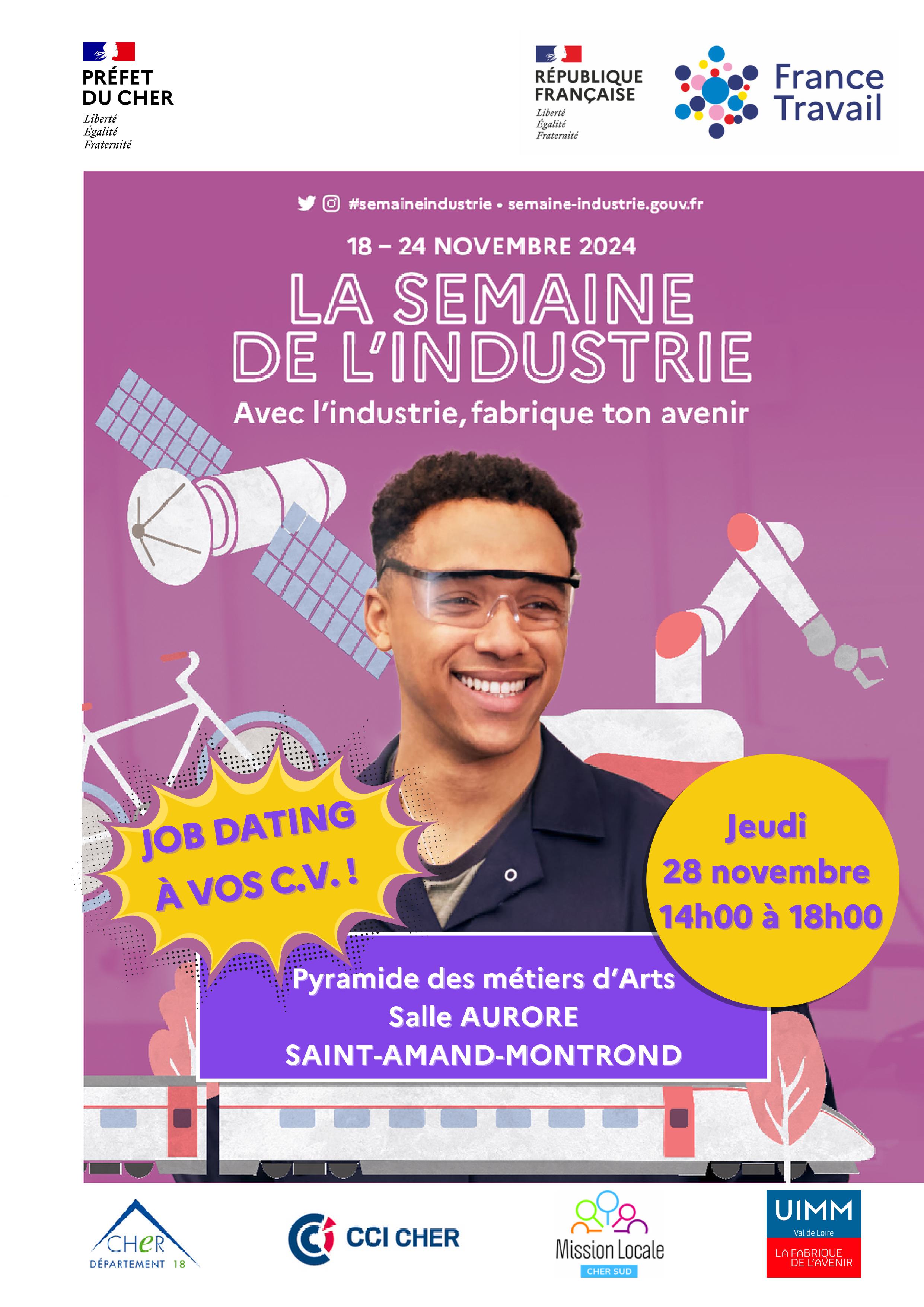 SEMAINE DE L’INDUSTRIE – Jeudi 28 Novembre 2024